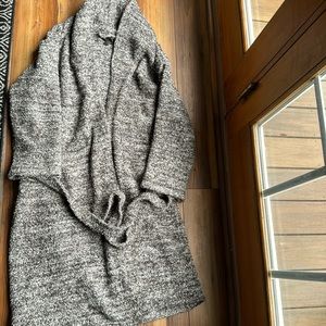 Bare foot dreams long robe in graphite. Size small. VGUC